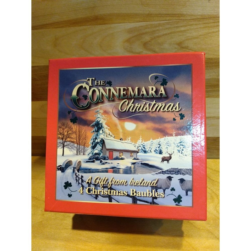 The Connemara Christmas Gift From Ireland Set Of 4 Baubles